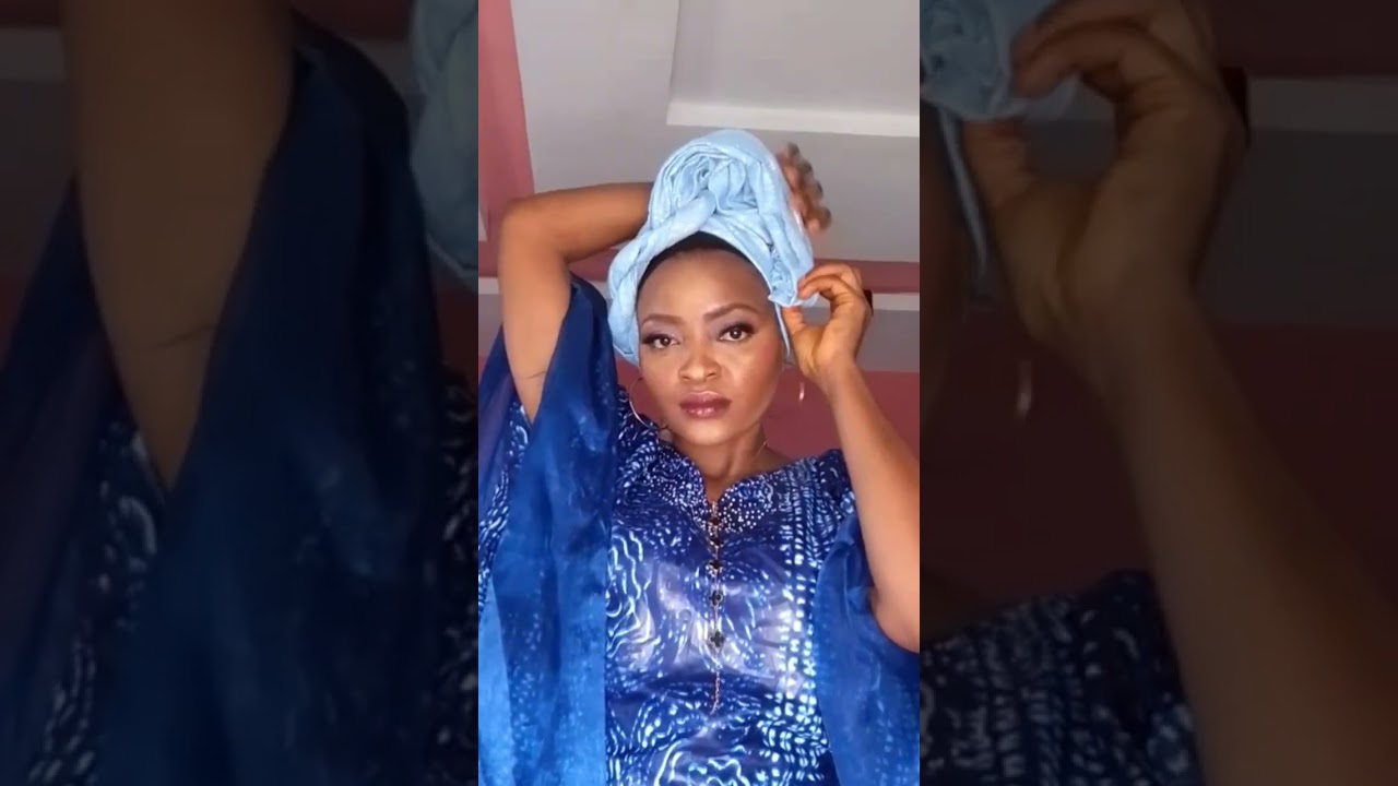 simple headwrap tutorial #headwrap #gele #trending #fashion #reels #tutorial