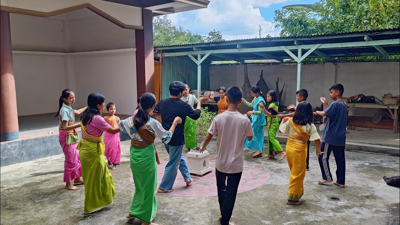 Training on Chali Pareng (Manipuri Dance)