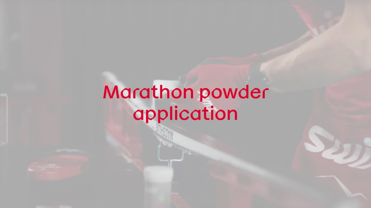 How to apply Marathon powder on your skis | Pro by Swix