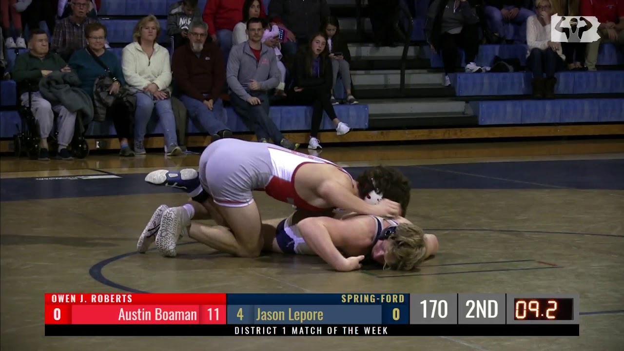 2020-01-22 Owen J. Roberts at Spring-Ford