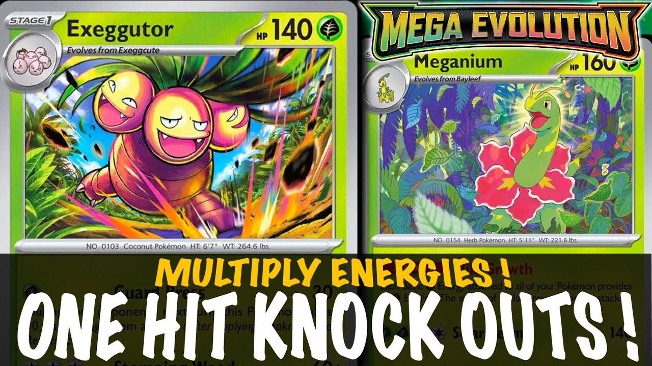 EXEGGUTOR может OHKO всё! Геймплей PTCGL (МЕГАЭВОЛЮЦИЯ)