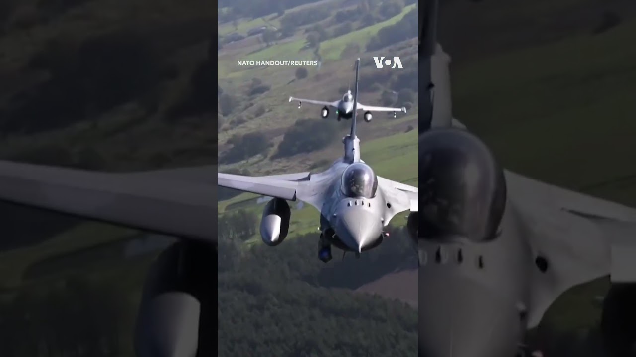 NATO Fighter Jets Take to Skies Over Poland #shorts  | VOA News