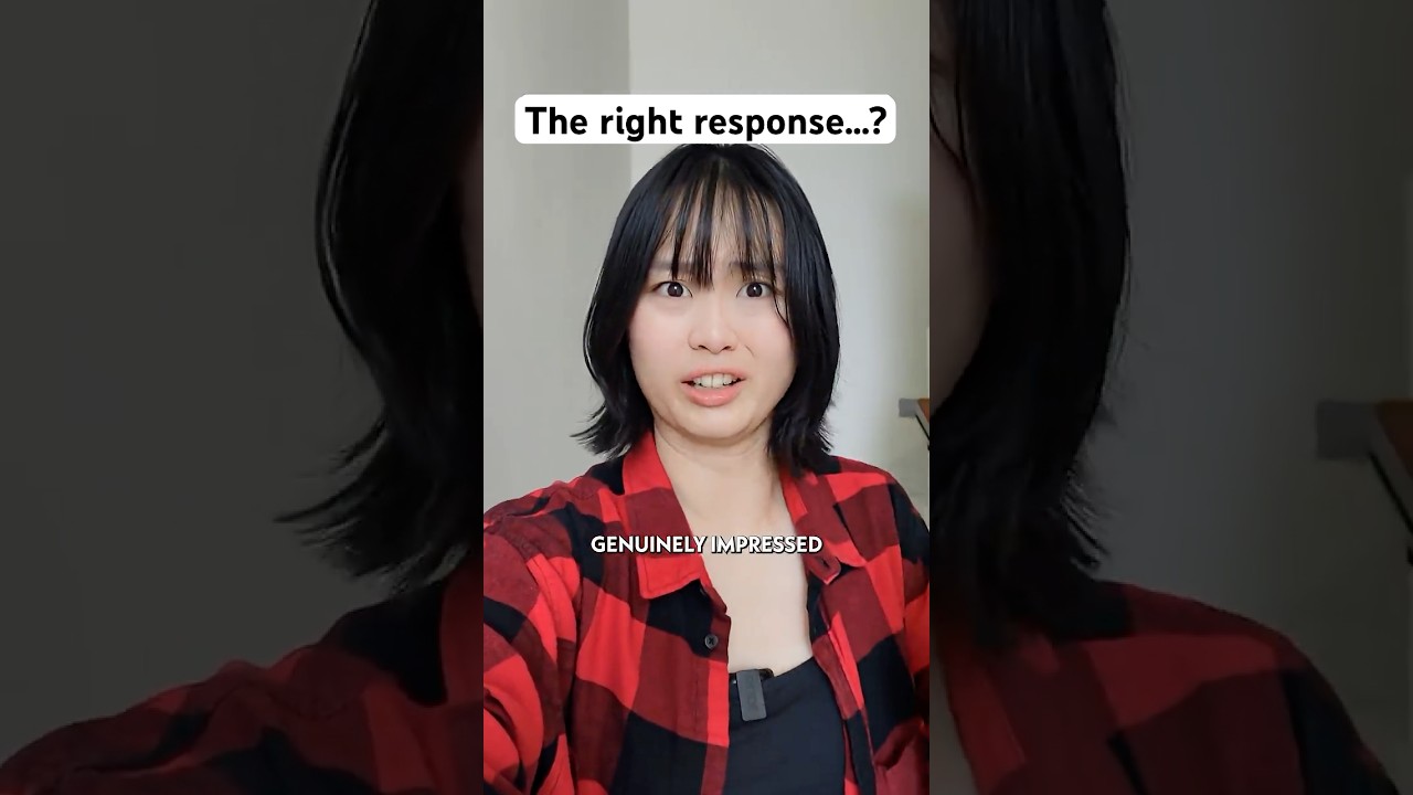 How am I supposed to respond to this language compliment…? 😅 #language #relatable