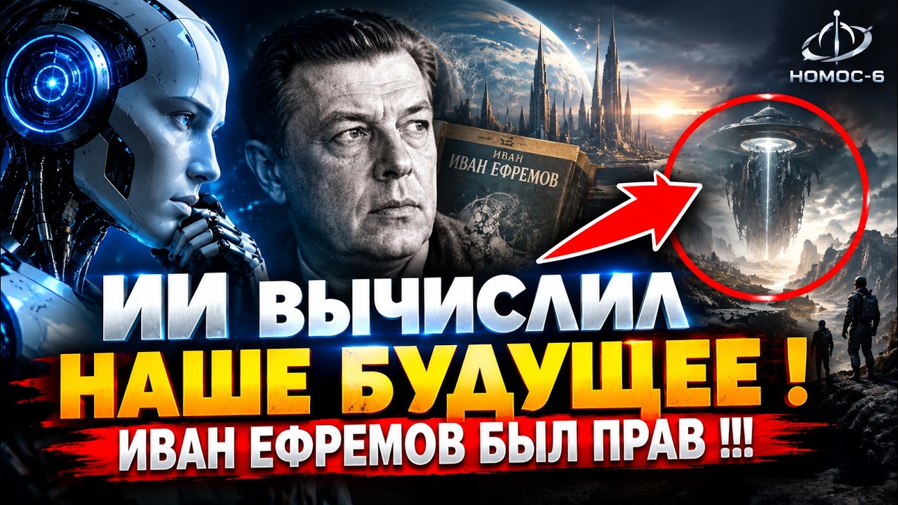 ИИ вычислил НАШЕ БУДУЩЕЕ : Пророчество ИВАНА ЕФРЕМОВА сбывается прямо СЕЙЧАС Номос-6