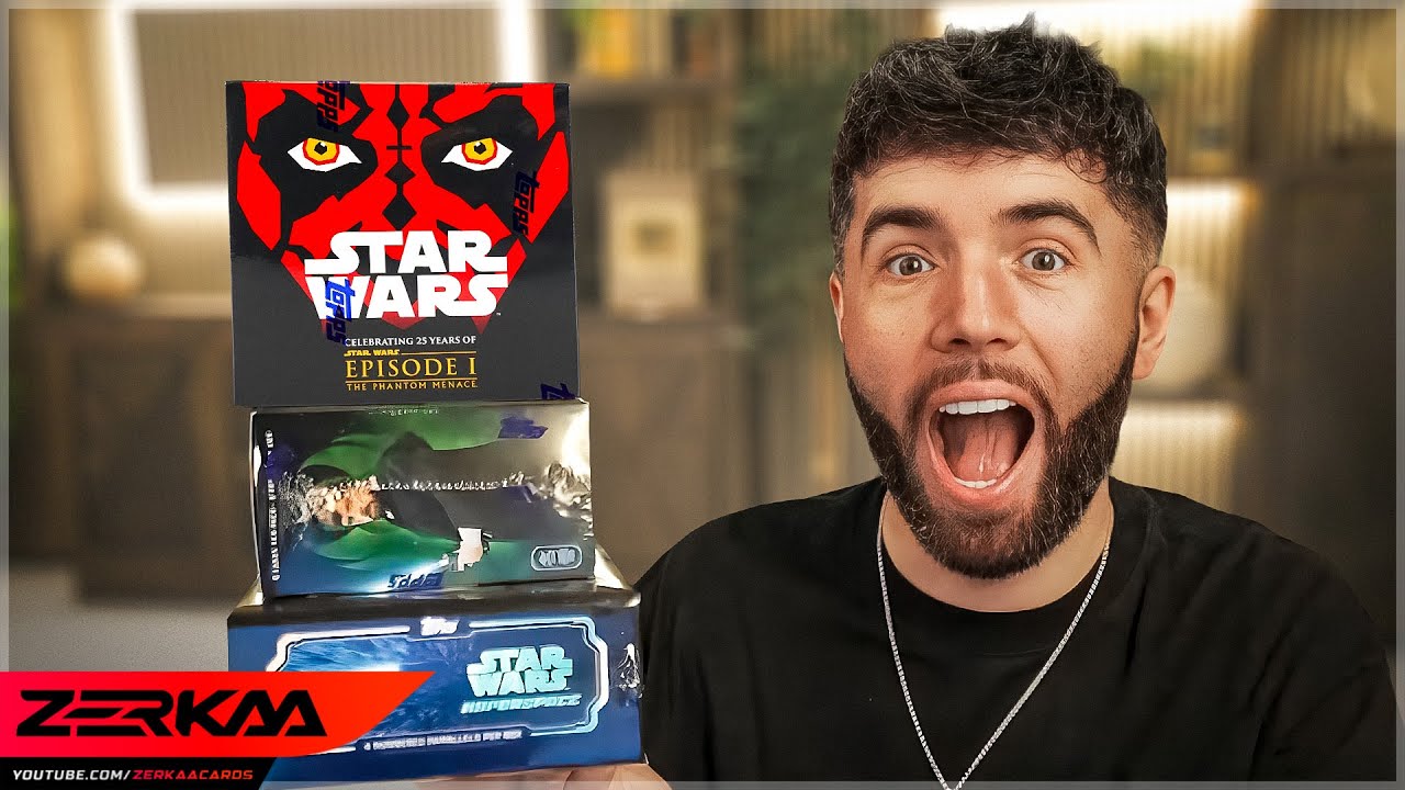 I PACKED AN ORIGINAL SKETCH CARD FROM THESE STAR WARS BOXES!
