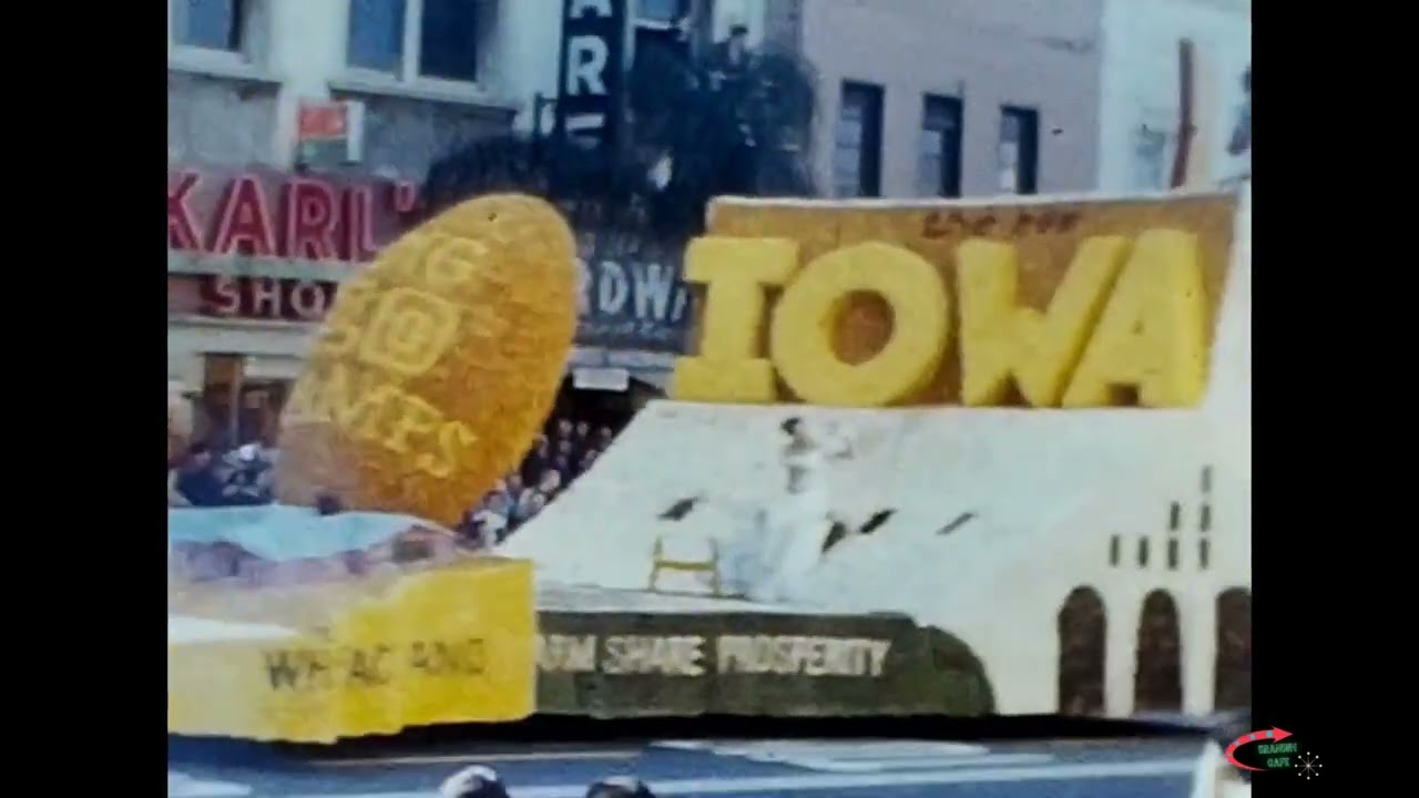 1959 Rose Parade Pasadena Home Movie