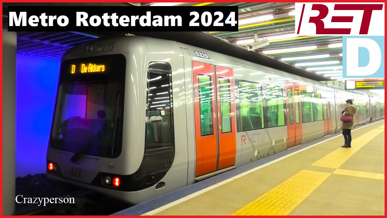 Metro Spijkenisse - Rotterdam Centraal - Stadhuis in 2024 | RET Lijn D