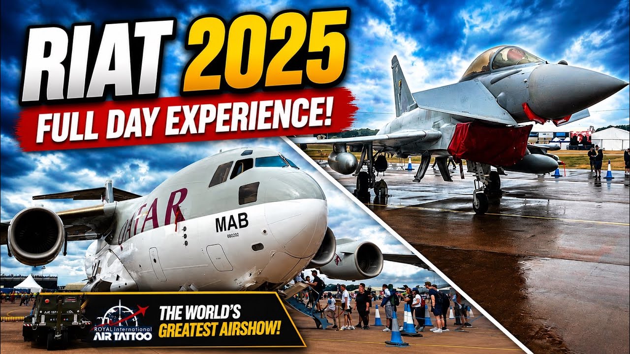 Spending the Weekend at RIAT 2025 – Highlights & First Impressions