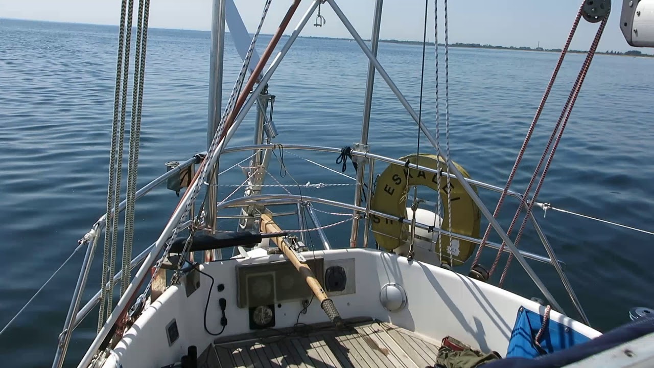 Lord Helmsman, making way in 1 knot of wind