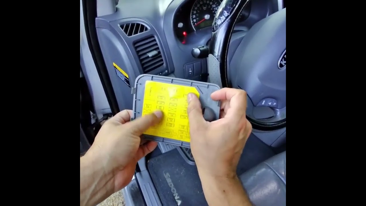 Replacing the Windshield Washer Fluid Pump on a (2008) Kia Sedona / Carnival