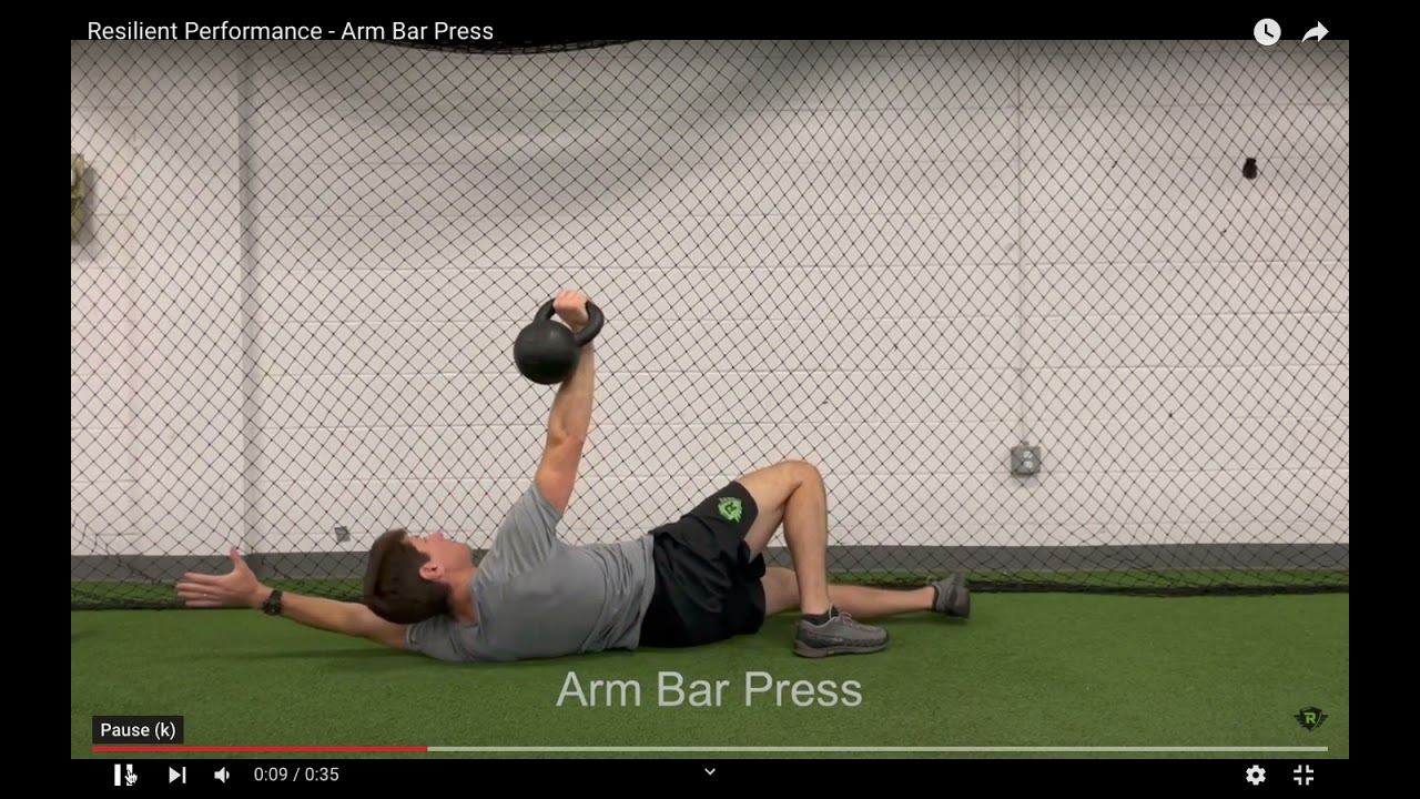 Resilient Performance - Arm Bar Press Instructional