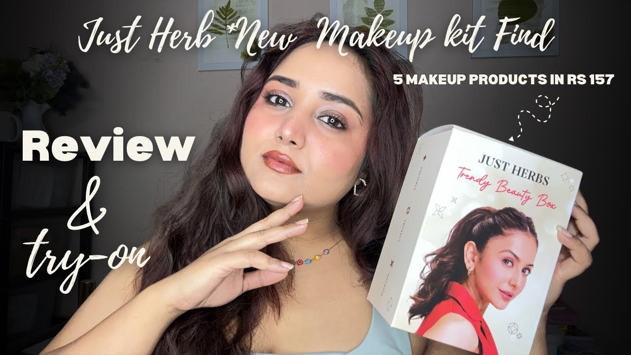 Just Herbs Dropped Some New Makeup Kit under Rs 200 🤯 New* Just Herbs Trendy Beauty Bar 🌟