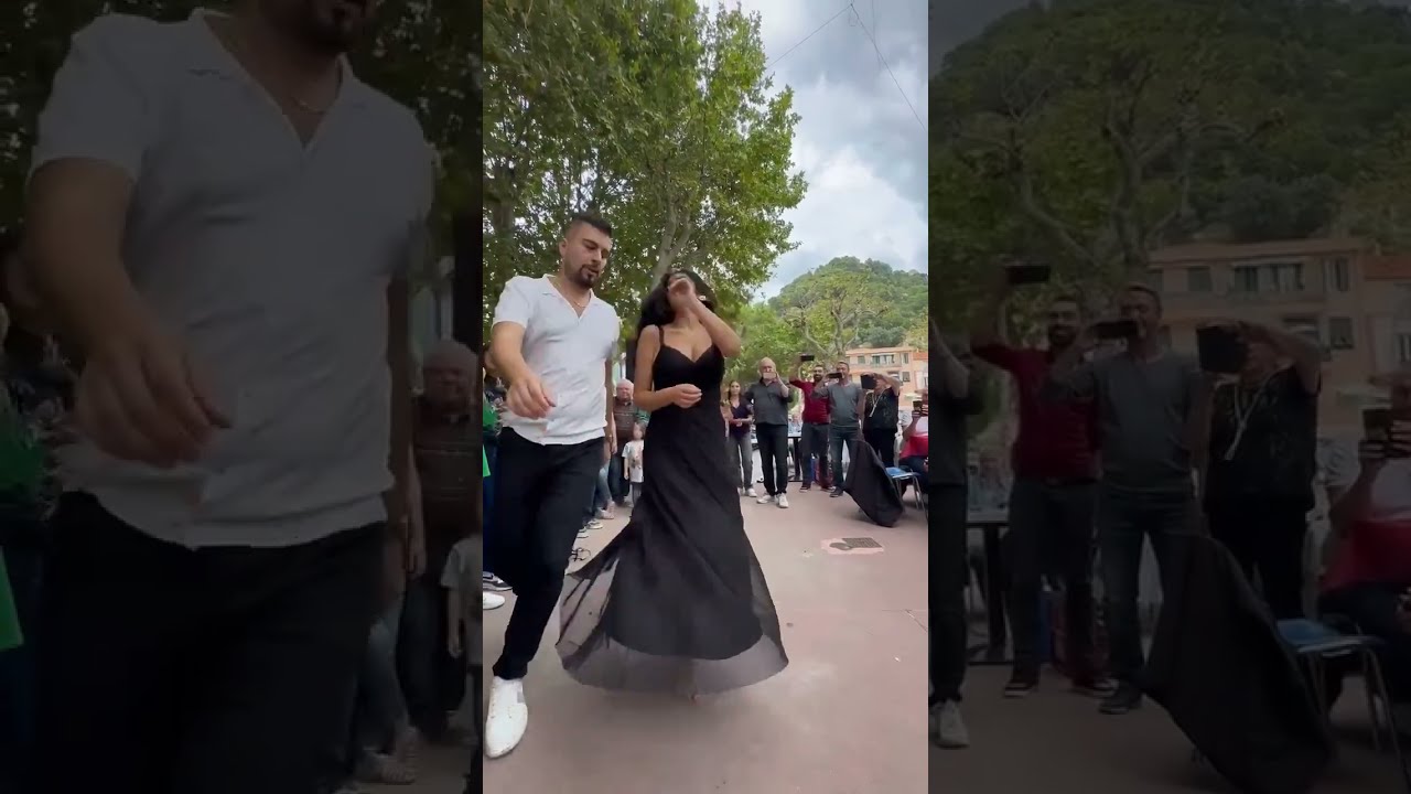FORTUNATO & VALENTINA - BELLISSIMA TARANTELLA CALABRESE BALLATA IN FRANCIA!❤️ 🇨🇵
