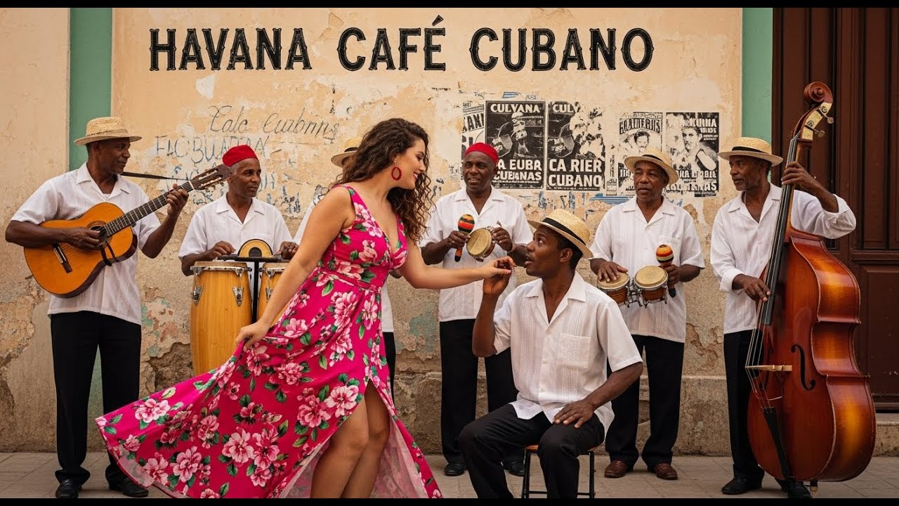 Café Cubano Music 🎹: Caribbean Café Nights & Gentle Piano Jazz • mix87