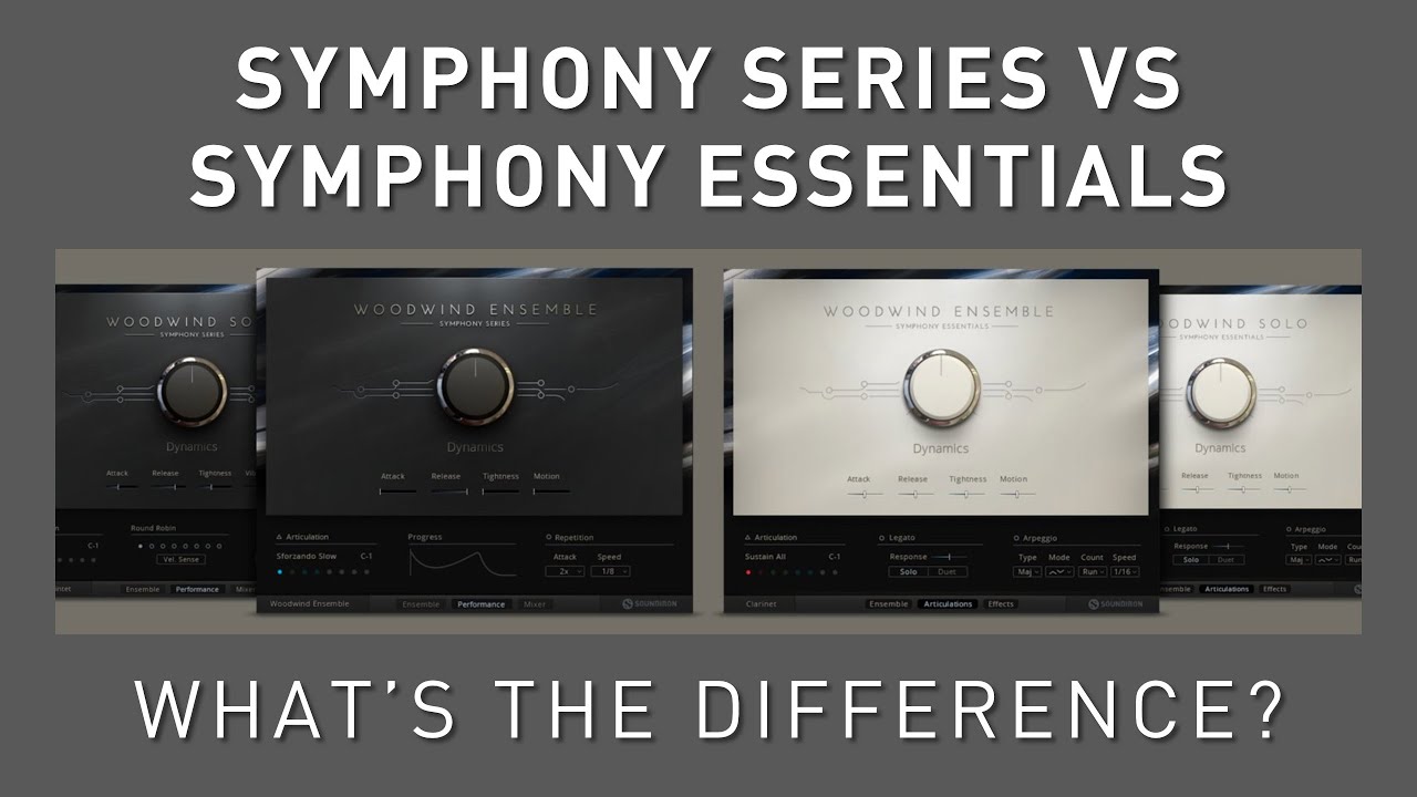 Symphony Series vs Symphony Essentials - What's the Difference?