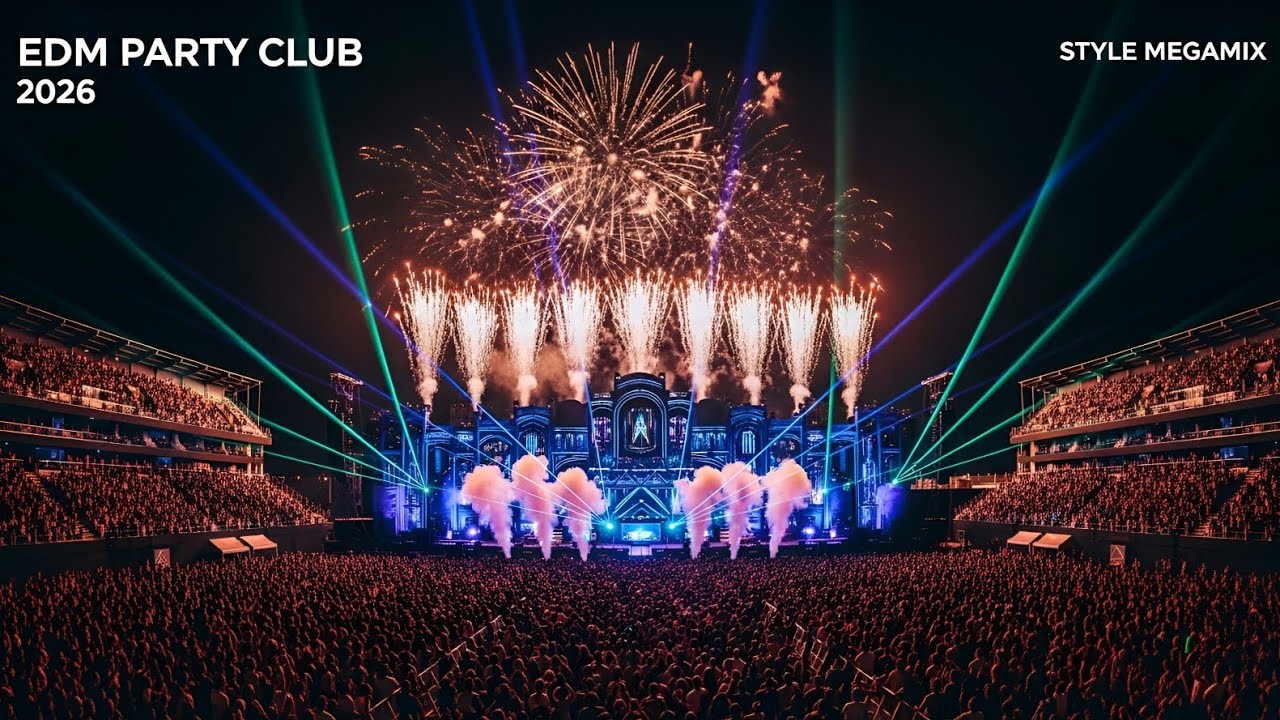 EDM Party Mega Mix 2026 – Eminem, Martin Garrix, David Guetta | Nonstop Festival Vibes