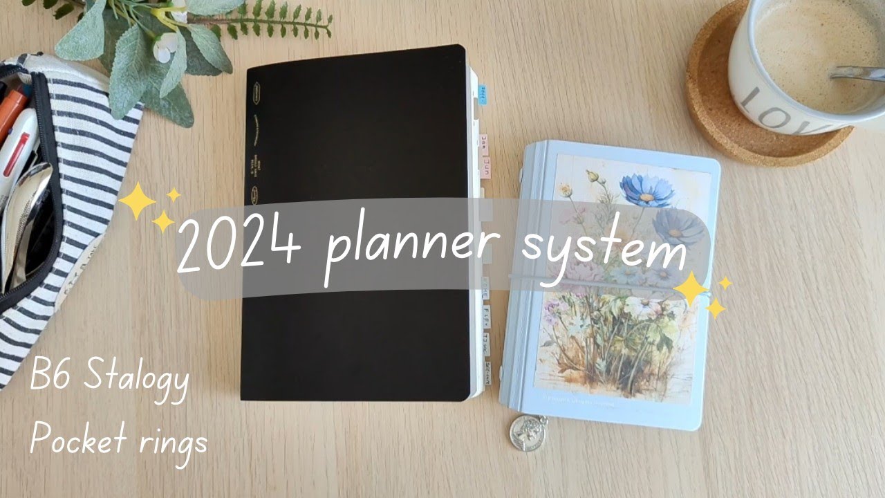 2024 Planner system | B6 Stalogy, Pocket rings planner setup | June weeklies flip through