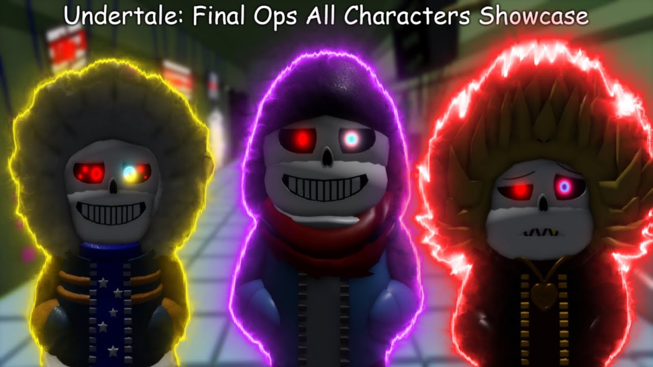 Cool Undertale PVE Game! ||| Undertale: Final Ops All Characters Showcase