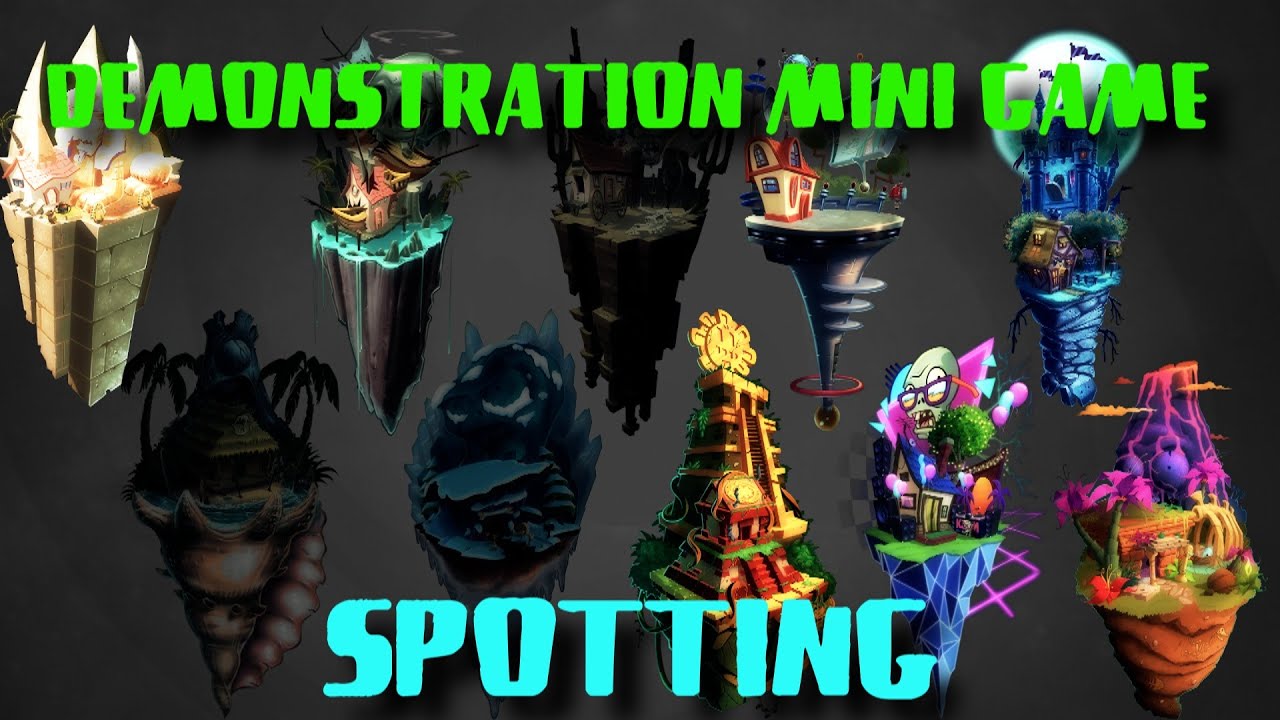 PvZ 2 Modern Day Demonstration Mini Game Spotting