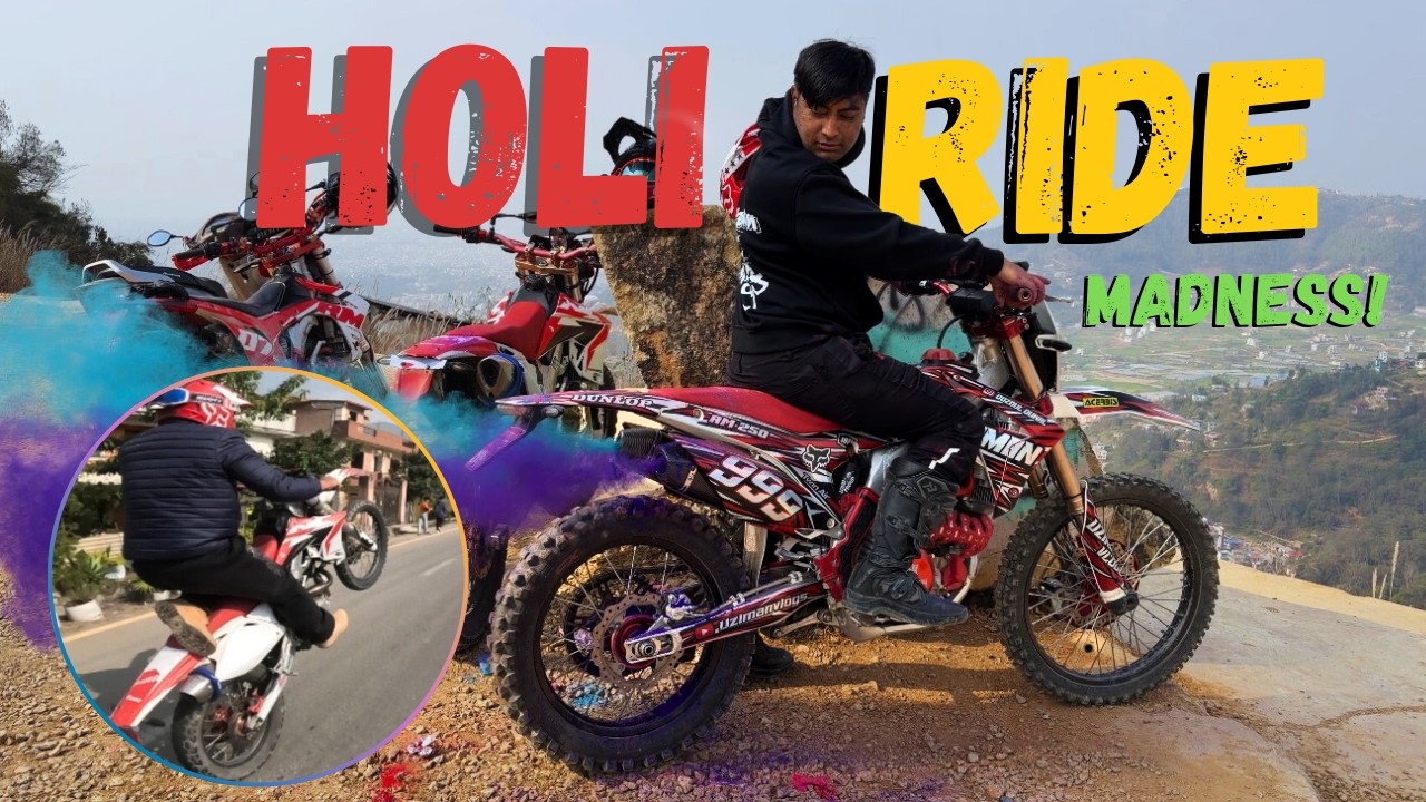 Holi Ride majja aayo | Godawari Marble Dada | Live Accident 😲