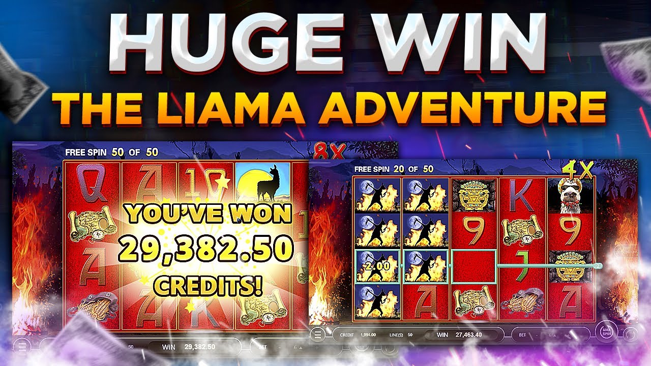 The Llama Adventure slot by JDB - HUGE WIN
