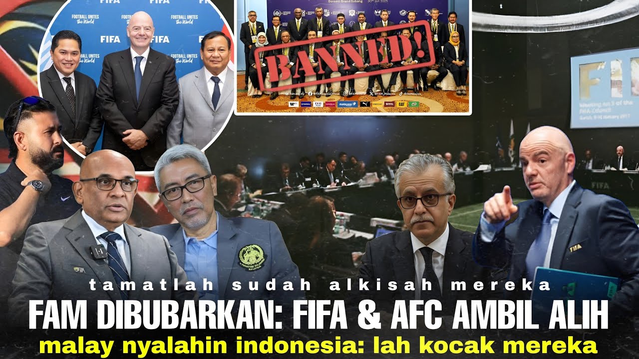 Dih Nyeret2 Nama Indonesia, FAM Remuk dgn Keputusan Terbaru FIFA! Dibubarkan & Diambil Alih Semua