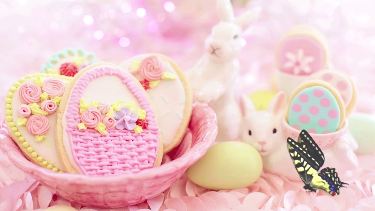 Delicious Frosted Cookies for an Easter Treat ASMR Ambience
