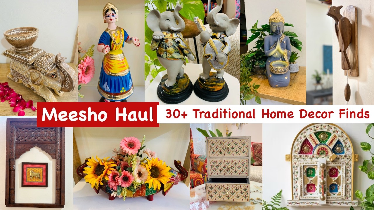 Meesho haul | Meesho home decor haul |Simplify Your Space with Meesho decor staring at 432/- #meesho
