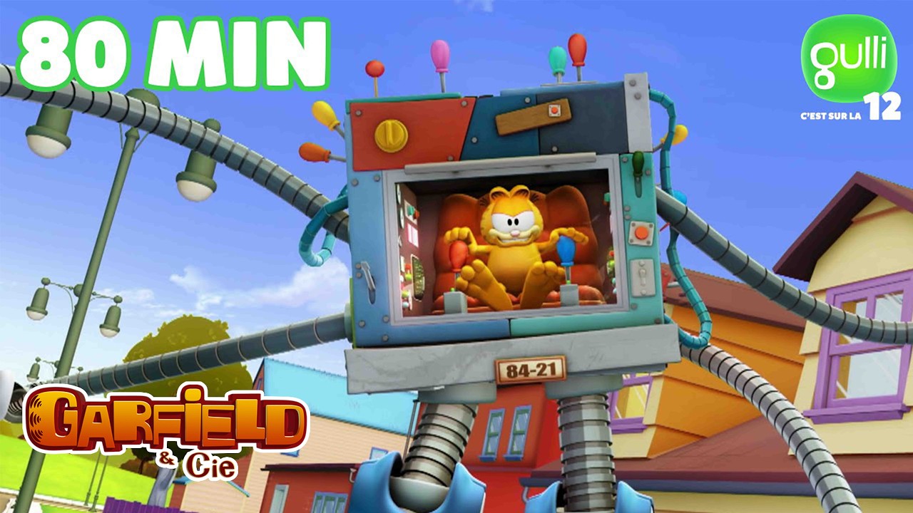 GARFIELD et sa MACHINE arrivent en ville pour les FÊTES ! 🤖😂 GARFIELD M6+