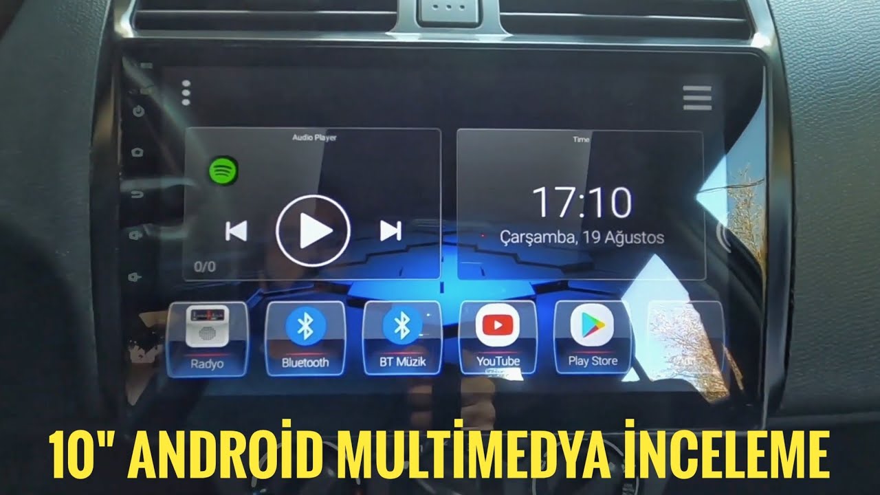 10 İnç Android Multimedya Tanıtımı | Android Multimedya Kullanımı