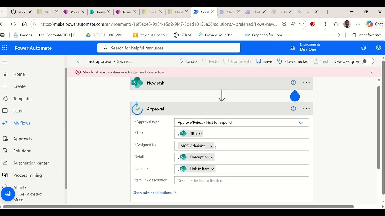 Practice Lab 4 – Approval flow