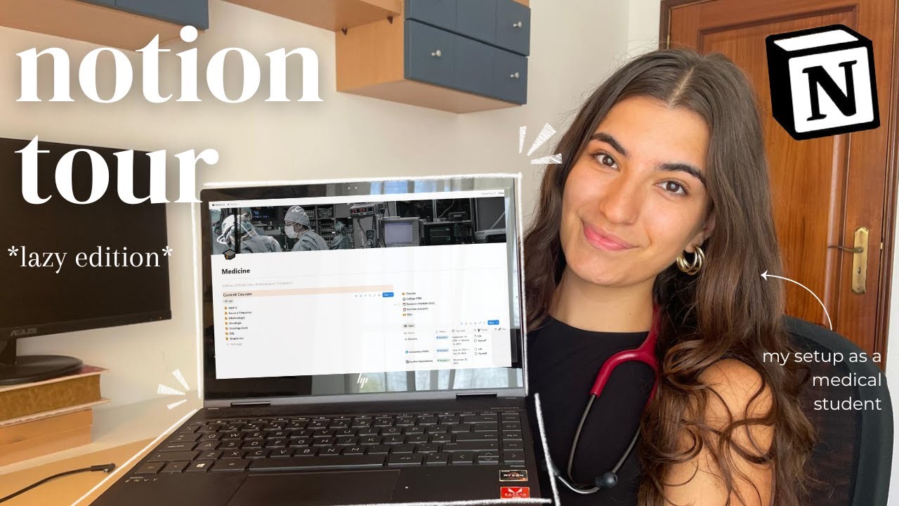the ULTIMATE Notion tour for university *that actually works* | realistic setup as a med student
