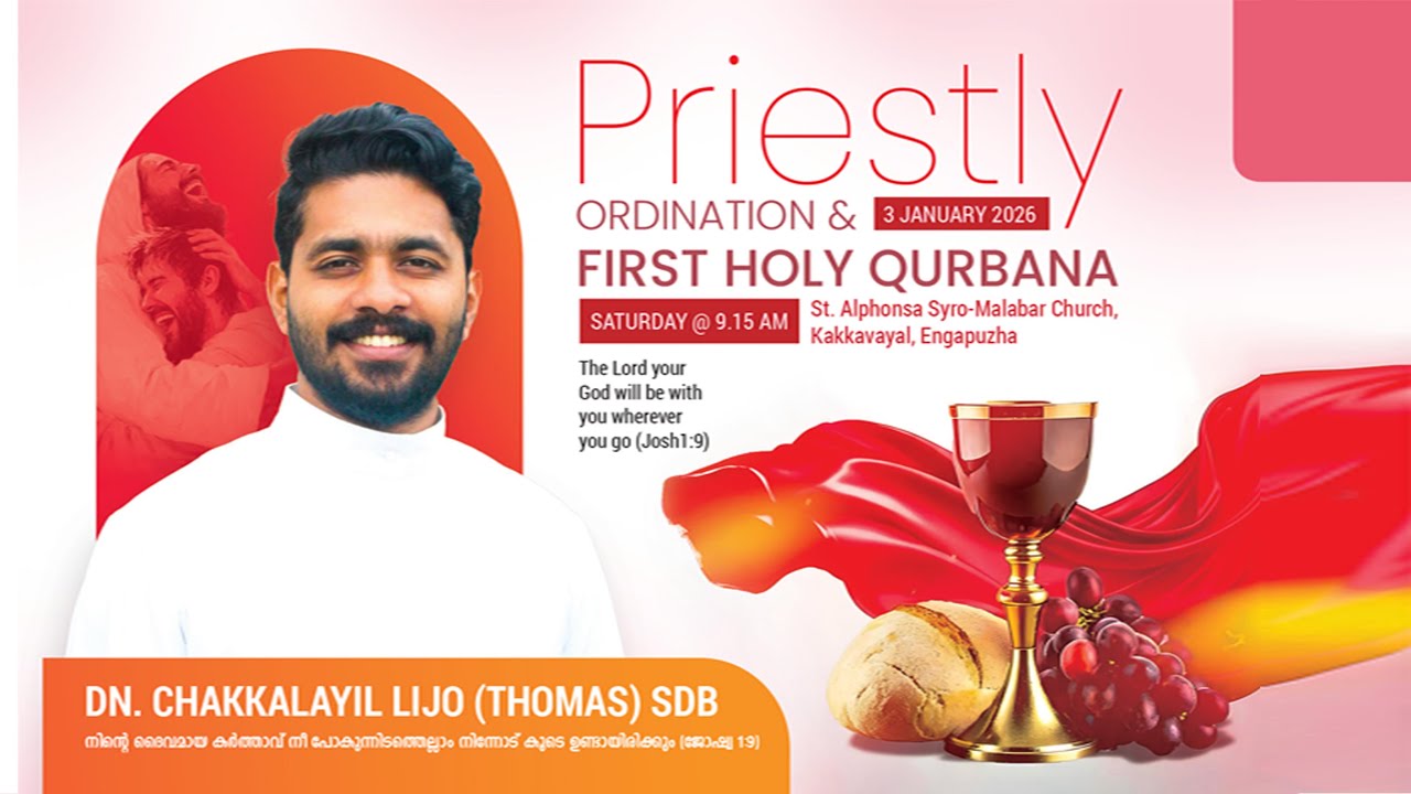 PRIESTLY ORDINATION & FIRST HOLY SACRIFICE | 3 JANUARY 2026 .