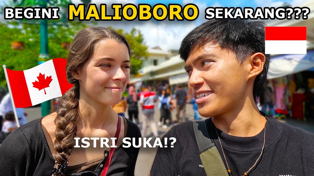 Apa PENDAPAT BULE tentang MALIOBORO saat ini??? Jalan2 di Malioboro sama istri bule 🇮🇩