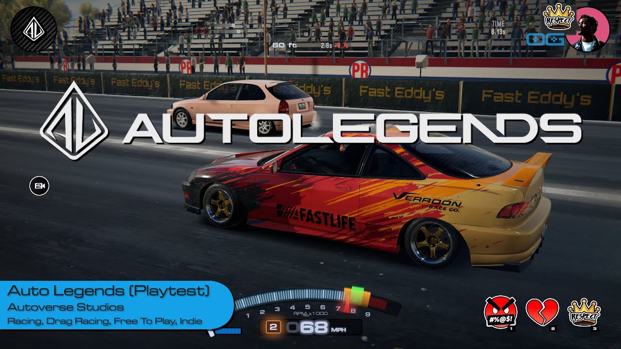 Auto Legends: Building the Ultimate Drag Machine (Playtest Gameplay)