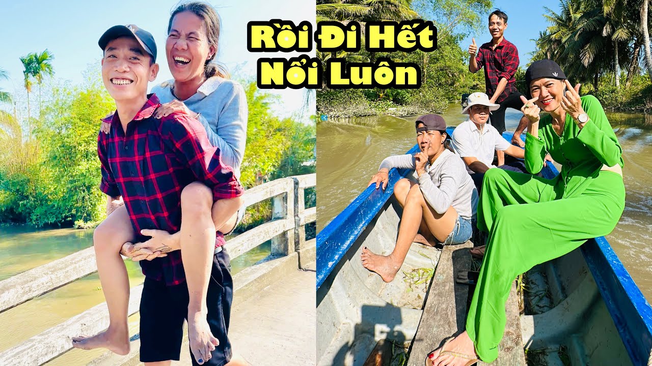 Lụm ve chai ngang nhà anh giỏi liền mời vợ chồng đi uống nước quy đi hết nổi bắt chung cổng qua cầu