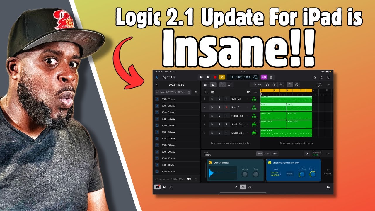 The New Logic Pro Update for iPad is Insane 🔥