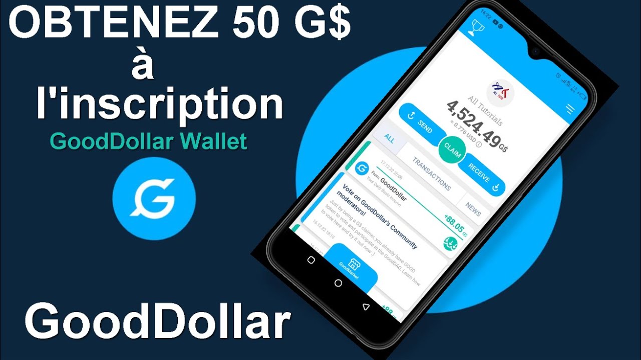 GoodDollar | Comment s'inscrire | Guide &eacute;tape par &eacute;tape
