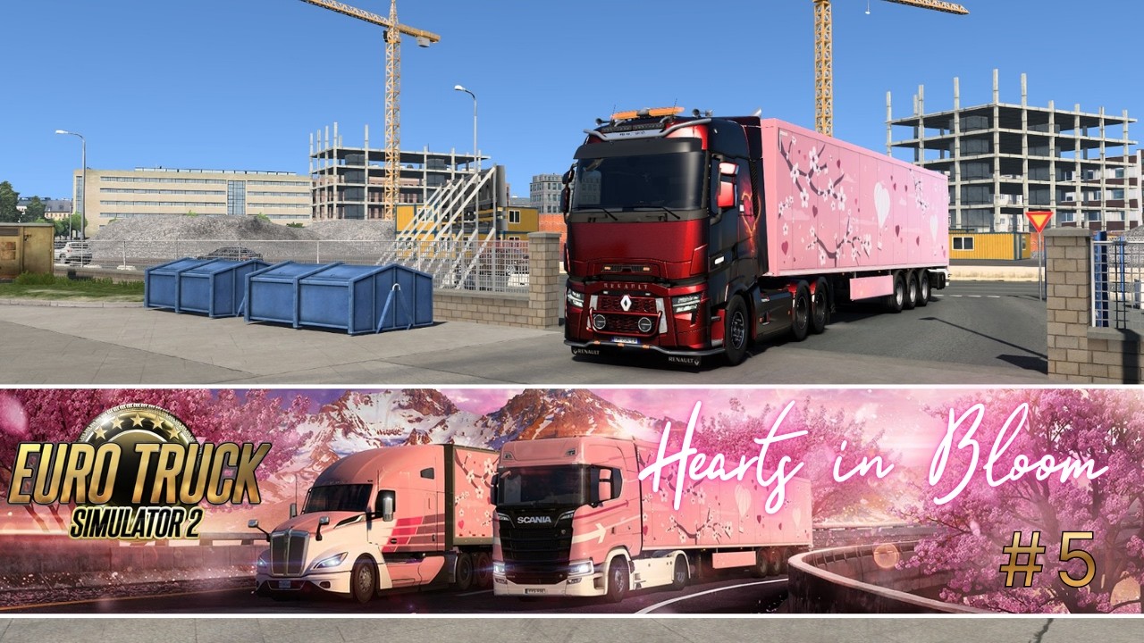 Euro Truck Simulator 2 - Event 💘Hearts in bloom💘 - #5 - Kouvola to Helsinki