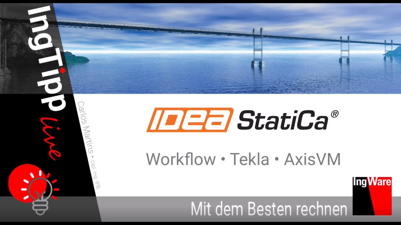 IDEA StatiCa • Workflow - Tekla - AxisVM [fr]