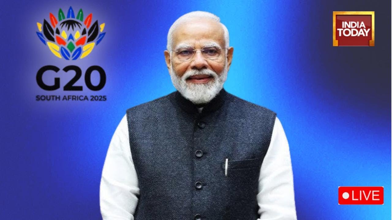 PM Modi LIVE | PM Modi At G20 LIVE | 20TH G20 Summit South Africa 2025 LIVE | G20 Summit LIVE News