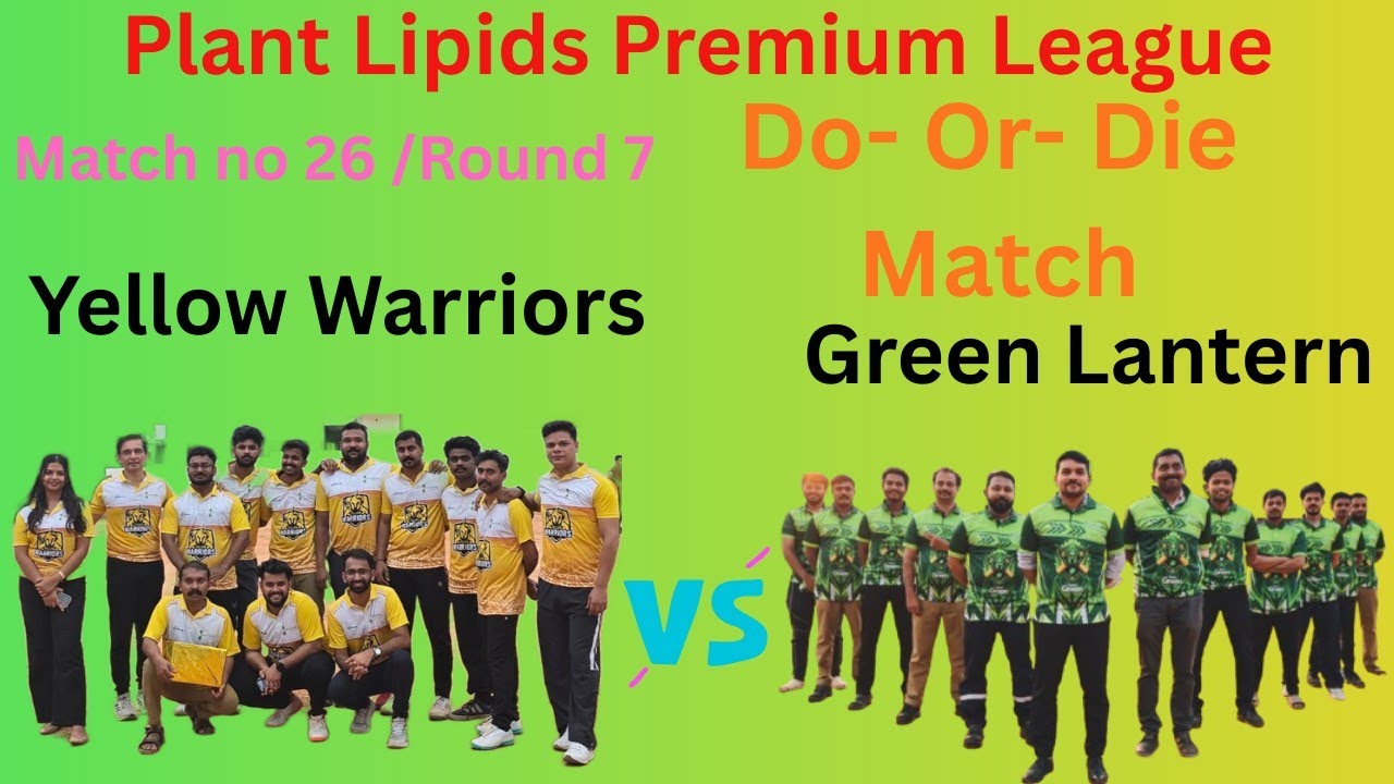 Green Lantern 💚 vs Yellow warriors 💛|M-25/R-7| Green 💚 Need 50 runs off 6 overs|#rcricket143​​
