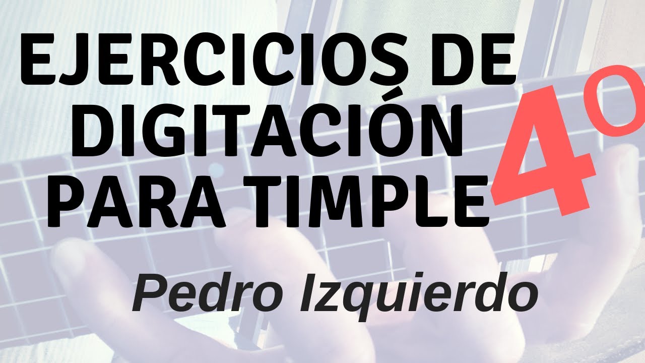 ✅Ejercicio 4️⃣ de digitación para TIMPLE por el timplista Pedro Izquierdo