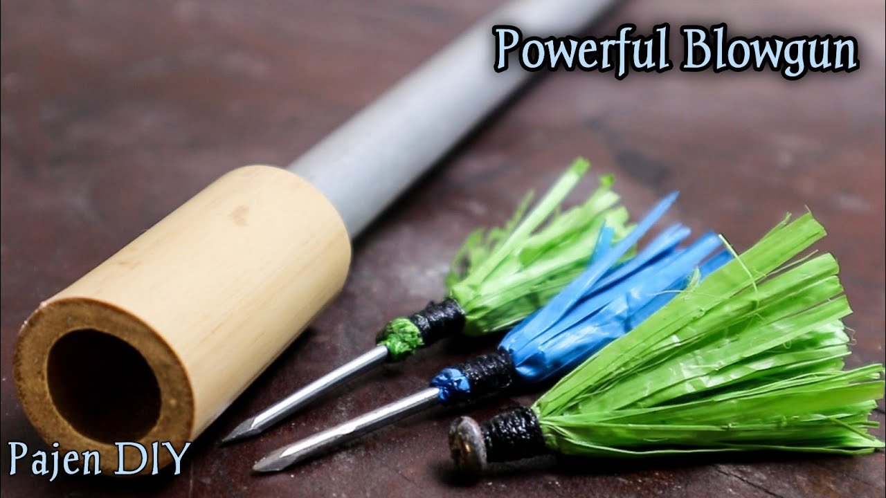 Making Powerful Blowgun From Aluminum Pipes | Powerful blowgun