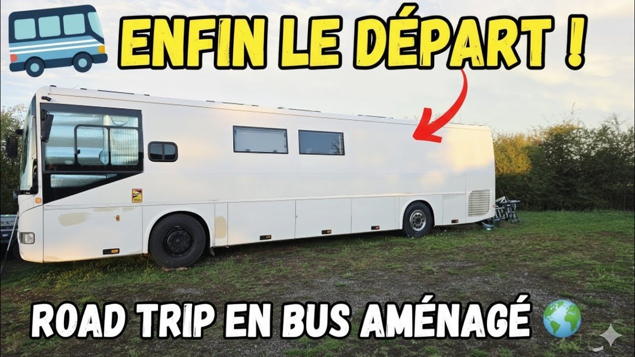 Nous prenons enfin la route avec notre car am&eacute;nag&eacute; !!!