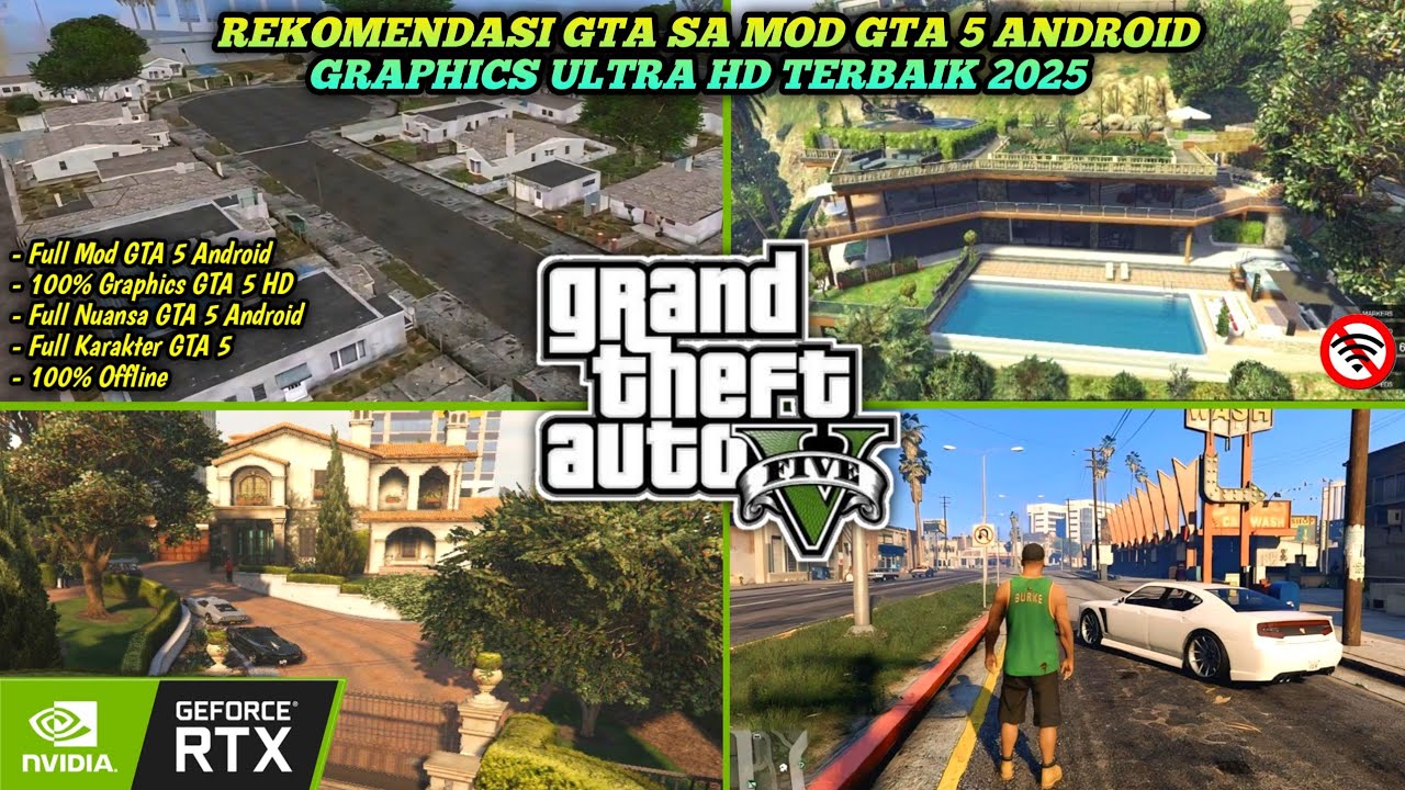 Rekomendasi‼️GTA SA Mod GTA 5 Android Graphics Ultra Hd Terbaik Di Tahun 2025