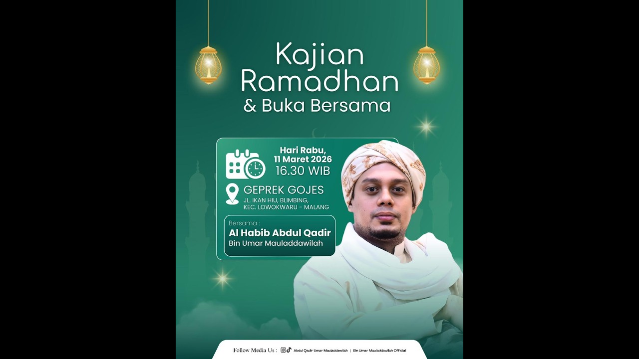 🔴[LIVE] KAJIAN RAMADHAN 1447 H MENJELANG BERBUKA PUASA | JL. IKAN HIU, BLIMBING - MALANG | 11/03/26