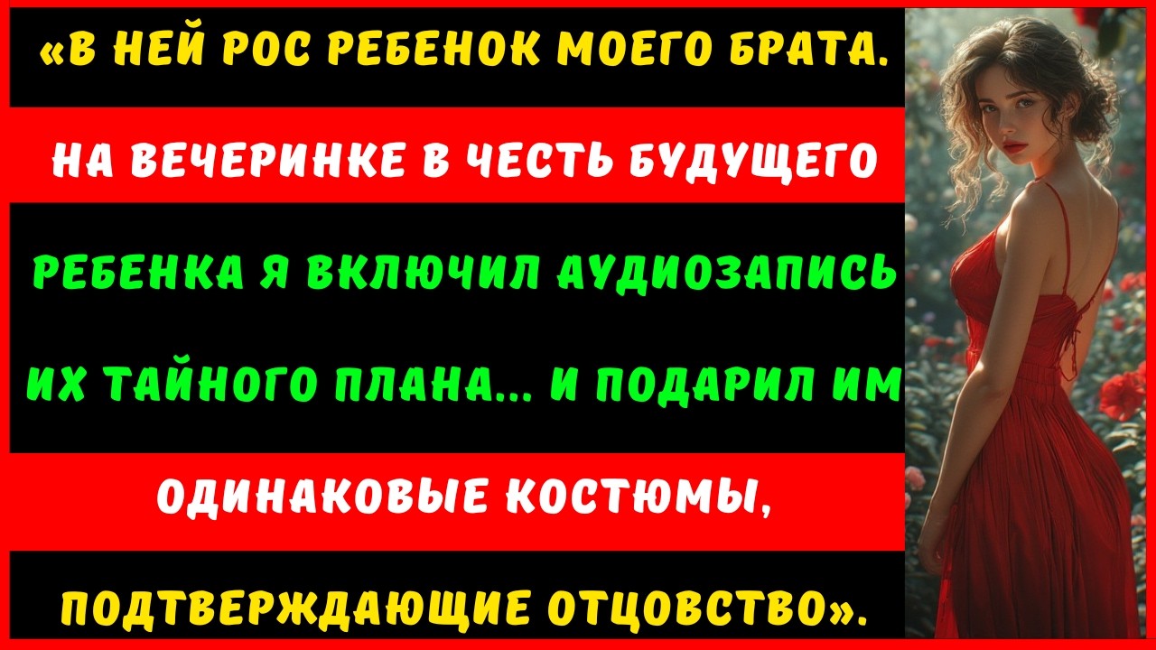 Моя жена забеременела от моего брата — я им обоим устрою ядерную месть. Аудиоистория об измене.