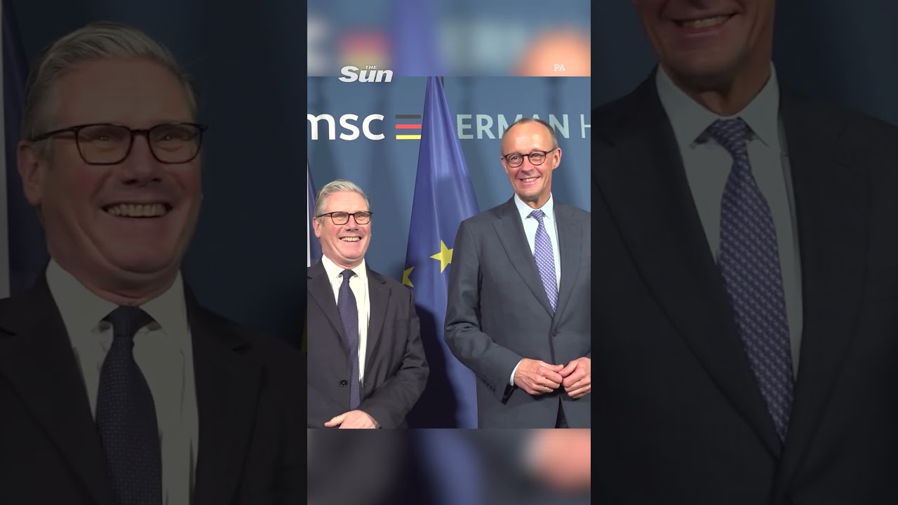 German chancellor Merz teases Starmer about Brexit