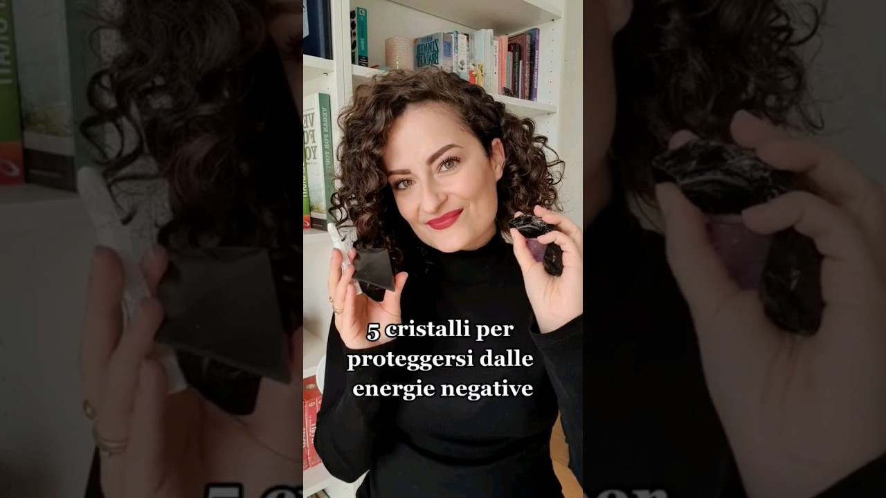 5 cristalli per proteggersi dalle energie negative 💫 #cristalli #cristalloterapia #crystals